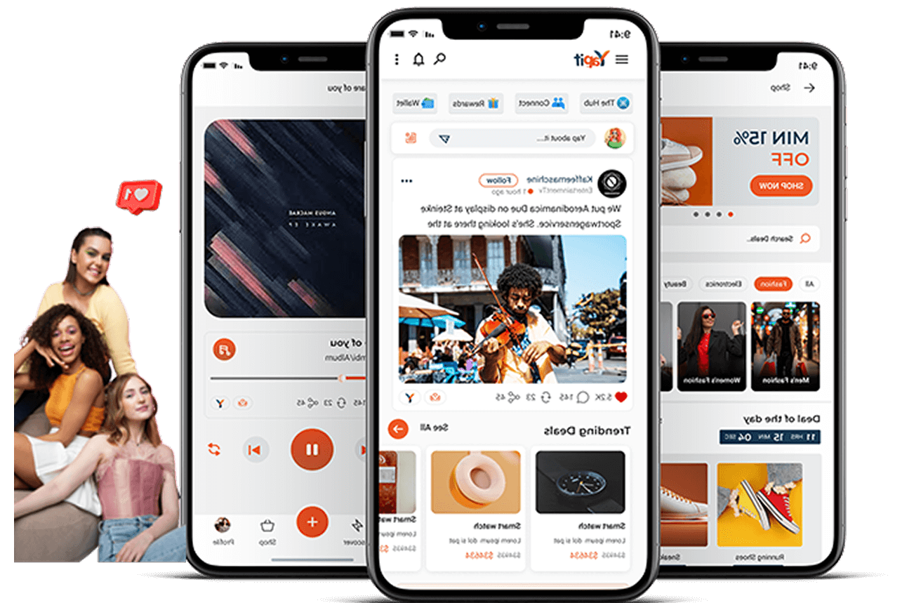 Mobile app interface