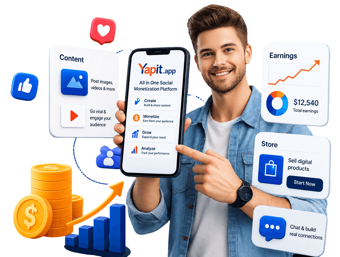 Yapit ecosystem illustration